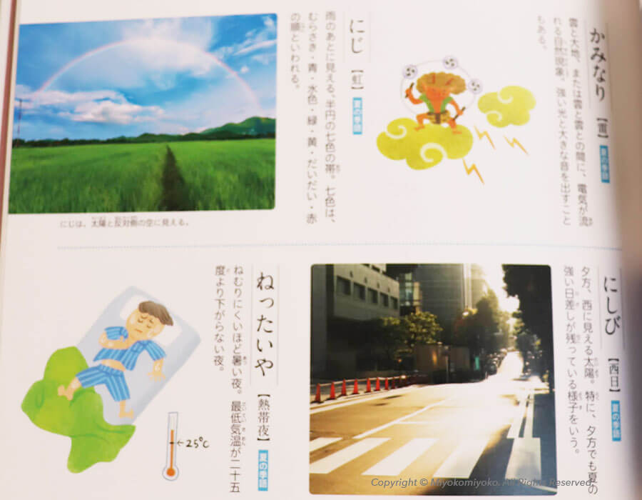 季節の言葉　夏の言葉